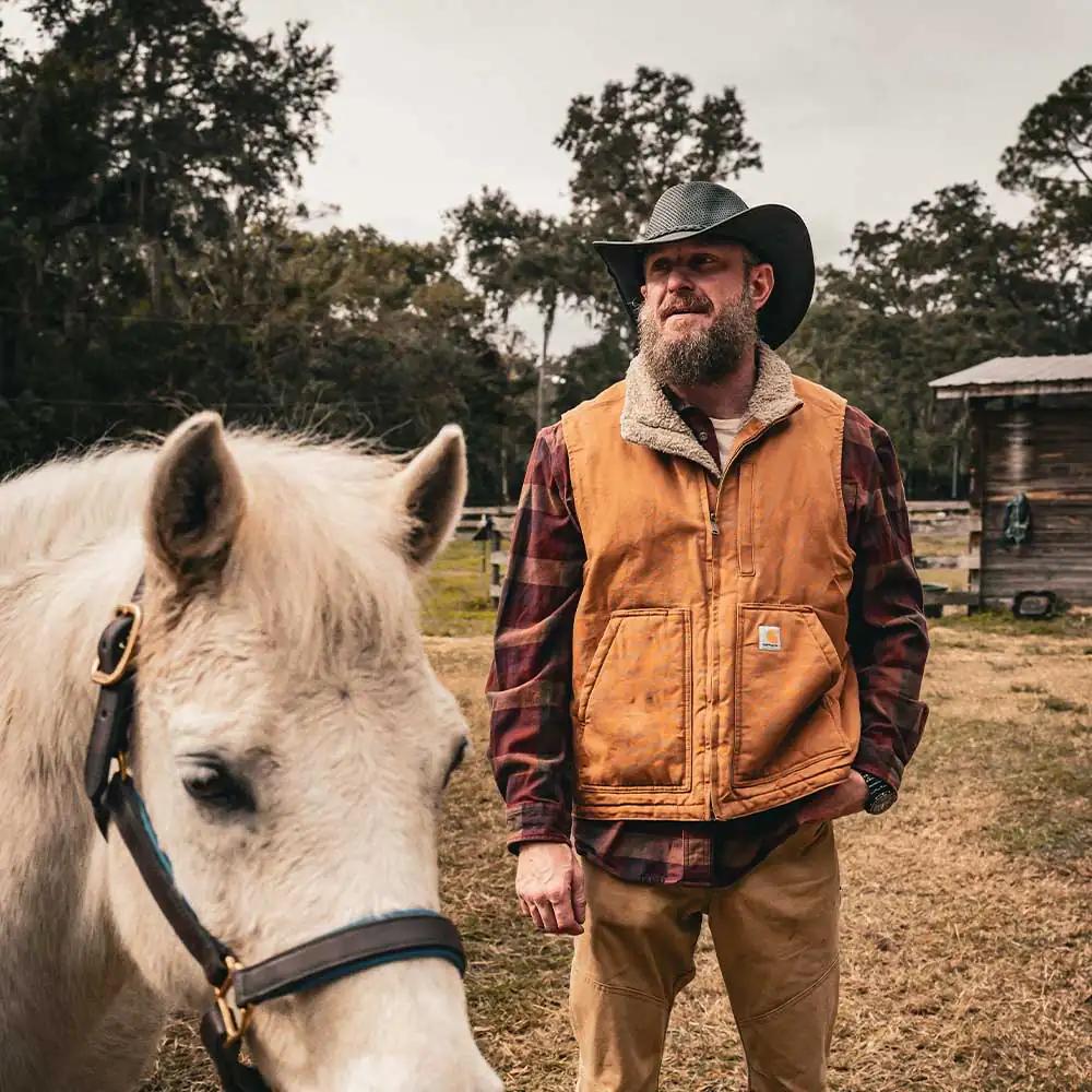Frontier - Mens Premium Leather Cowboy Hat