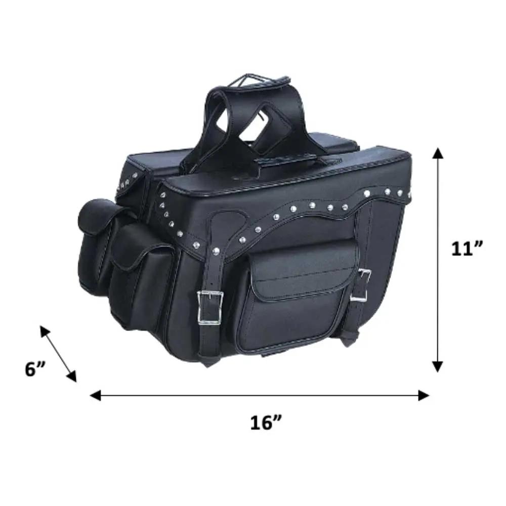 16" x 11" x 6  PVC Saddle Bag