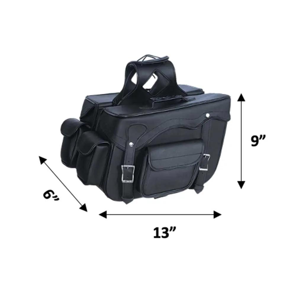 13" x 9" x 6  PVC Saddle Bag