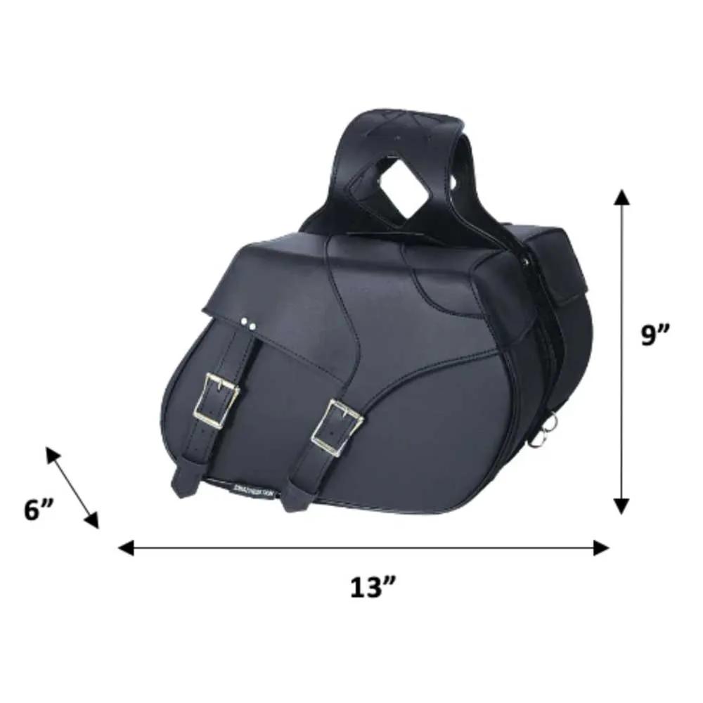 13" x 9" x 6  PVC Saddle Bag
