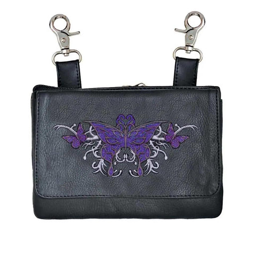 Glam Rider Premium Cowhide Clip-On Bag