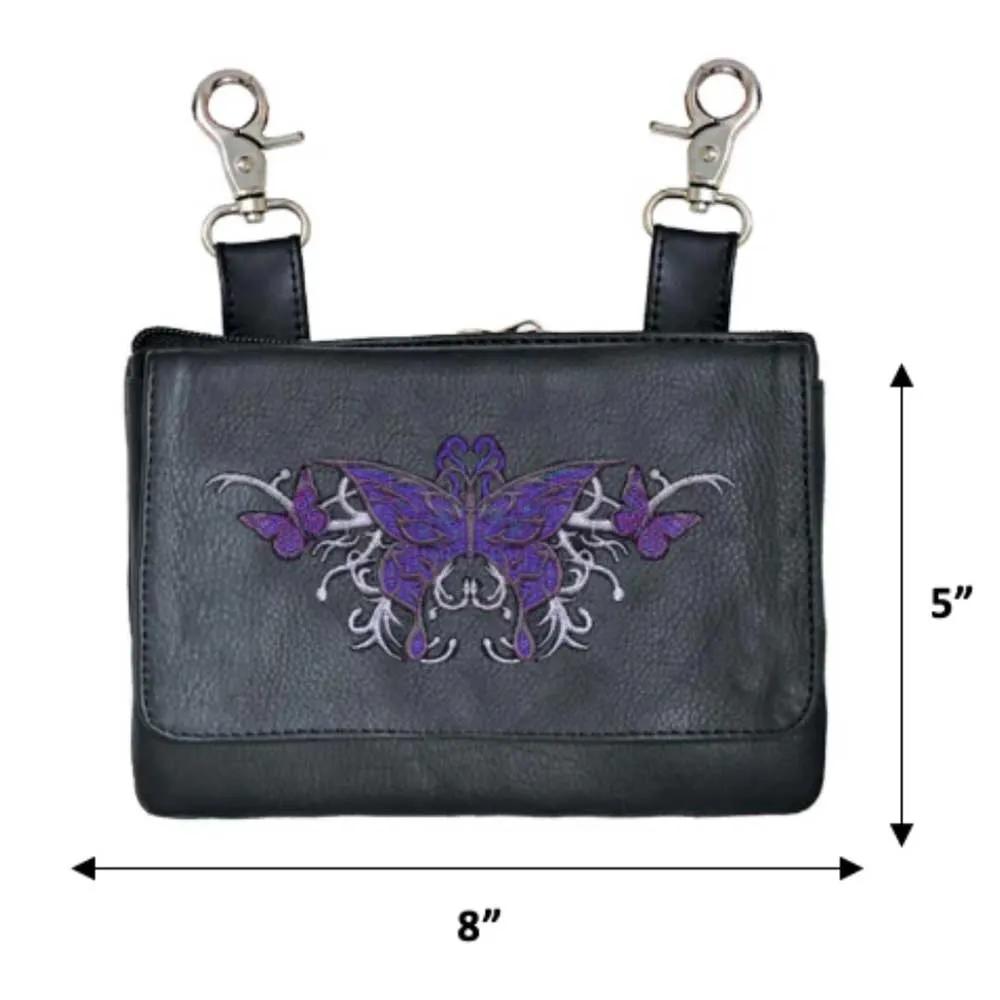 Glam Rider Premium Cowhide Clip-On Bag