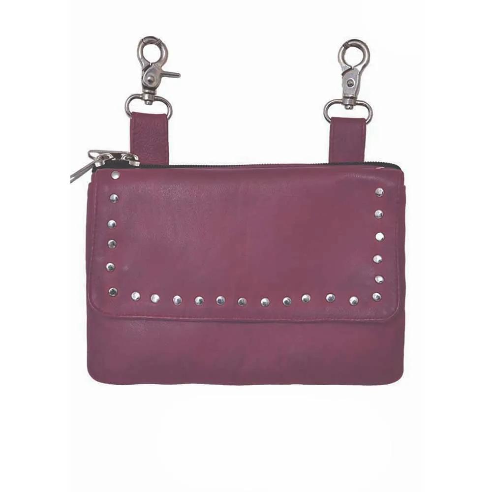 Wild Road Cowhide Clip-On Handbag for Women