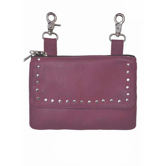 Wild Road Cowhide Clip-On Handbag for Women