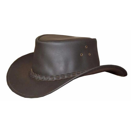 Amarillo - Mens Premium Leather Cowboy Hat