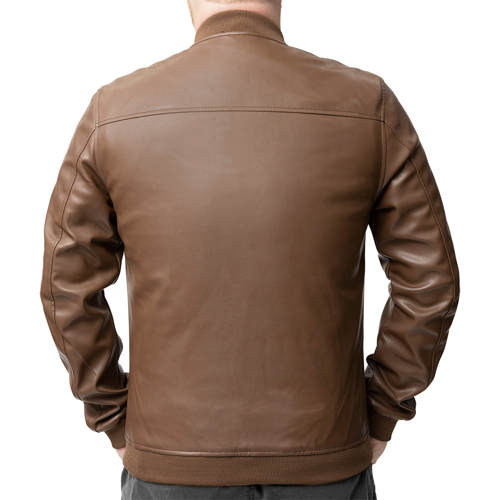 Myles Mens Vegan Faux Leather Jacket Men's Vegan Faux Leather jacket Whet Blu NYC   