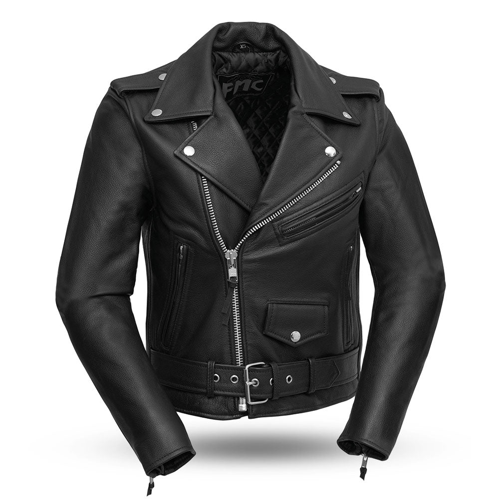 Bikerlicious - Women's Leather Motorcycle Jacket Women's Leather Jacket First Manufacturing Company XS Black 