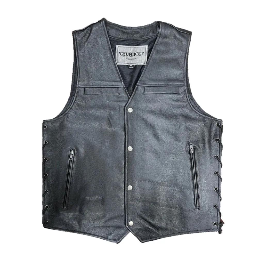Billy - Mens Premium Leather Vest