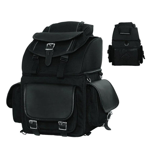 Round Motorcycle Textile Travel Bag