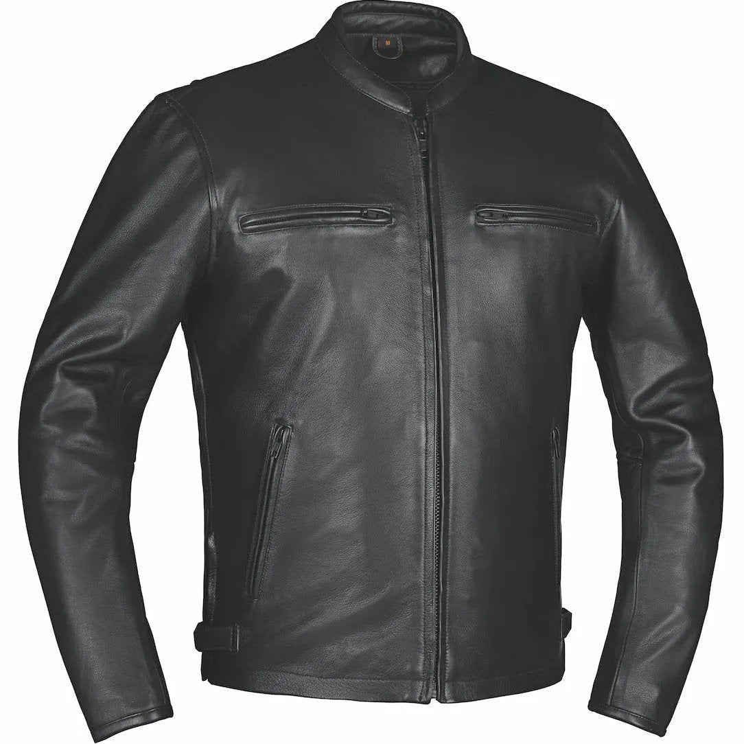 Black Iron - Motorcycle Black Leather Jacket