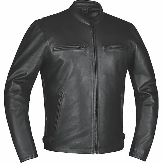 Black Iron - Motorcycle Black Leather Jacket