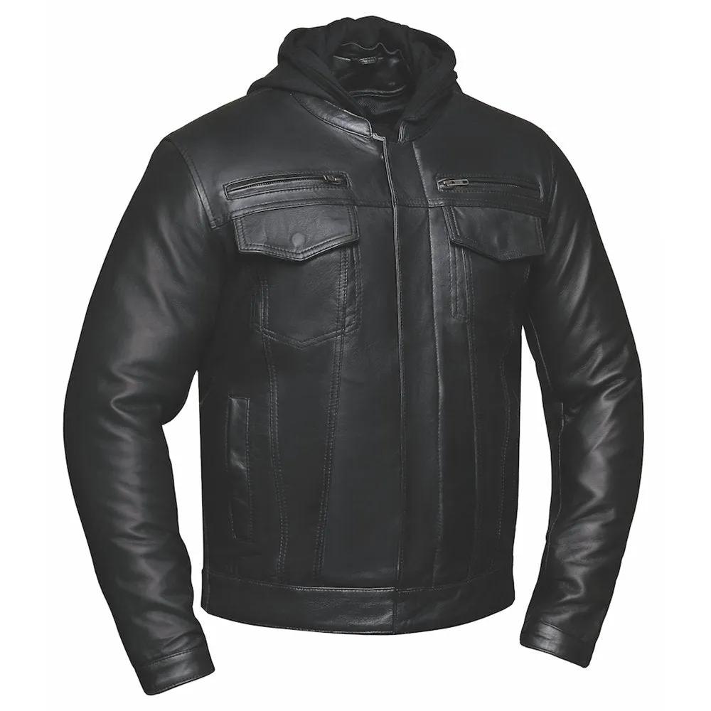 Dragon - Men's Premium Leather Motorcycle Jacket