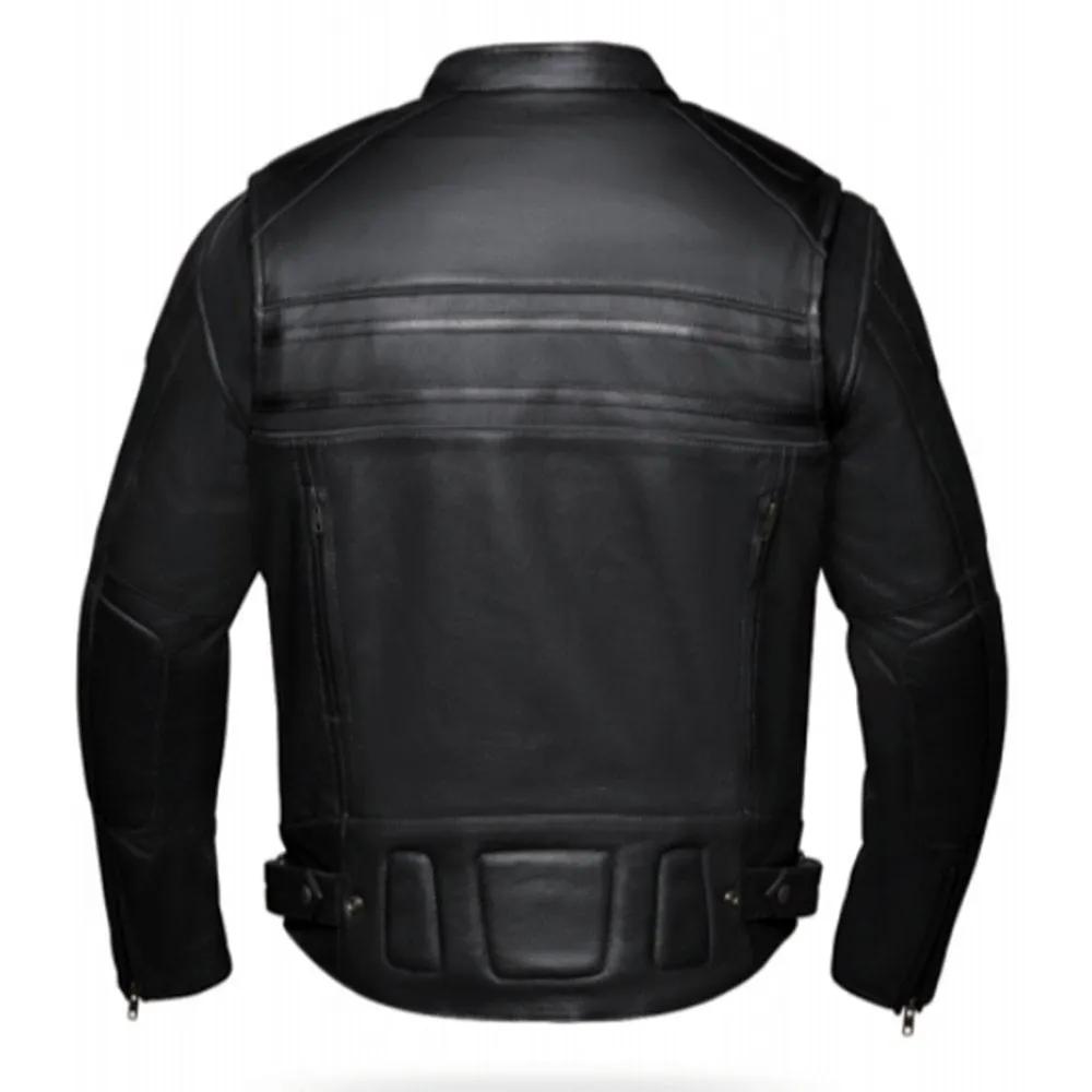 Grizzly - Men's Ultra Leather Motorcycle Jacket