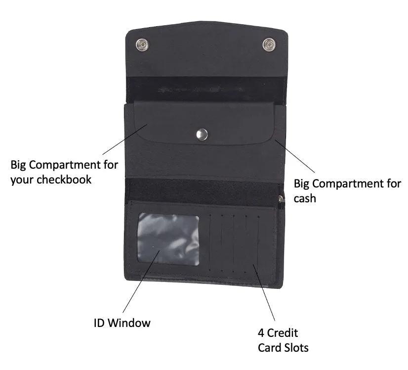 Black Biker Chain Wallet