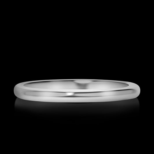 Stainless Steel Classic Band Ring