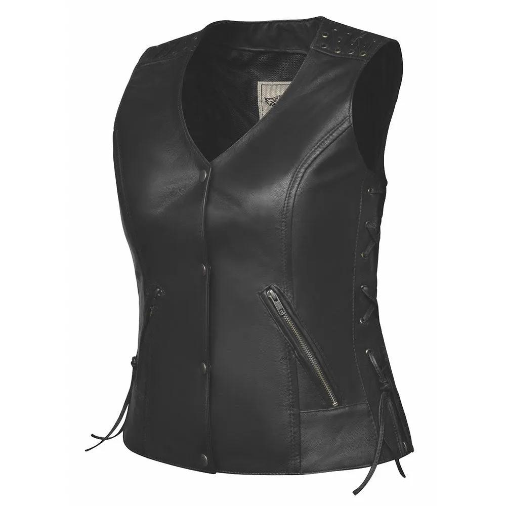 Candy - Ladies Premium Leather Vest