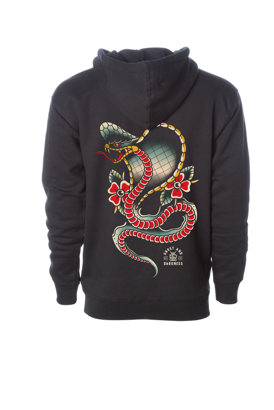 Spitting Cobra Hoodie | Ghost & Darkness Streetwear