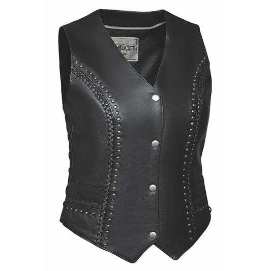 Cowgirl  - Ladies Studded Leather Vest
