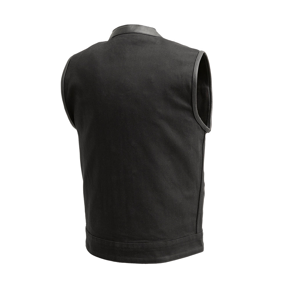 Crossover -Men's Motorcycle Twill Vest – Extreme Biker Leather