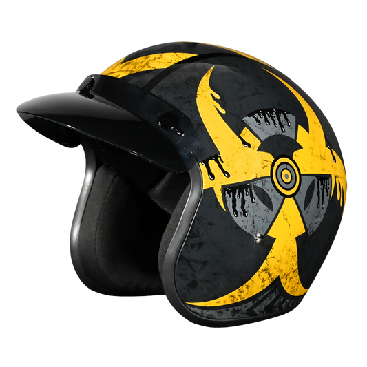 3/4 Helmets Extreme Biker Leather 3/4 Helmets Extreme Biker Leather