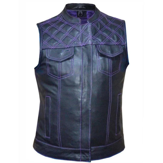 Mauve - Ladies SOA Style Club Vest
