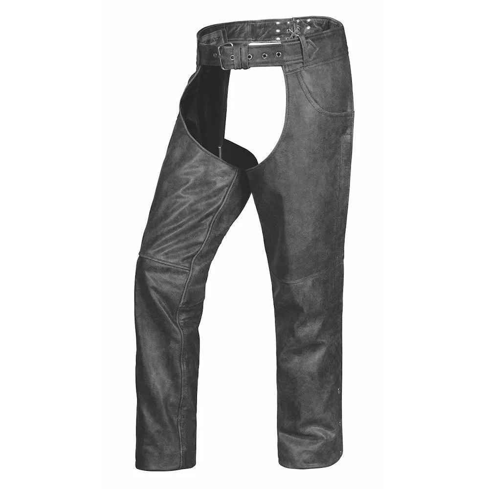 Dragster - Unisex Gray Jean Pocket Chaps