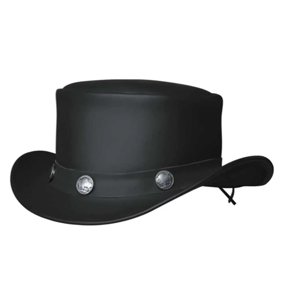 El Toro - Mens Premium Leather Top Hat