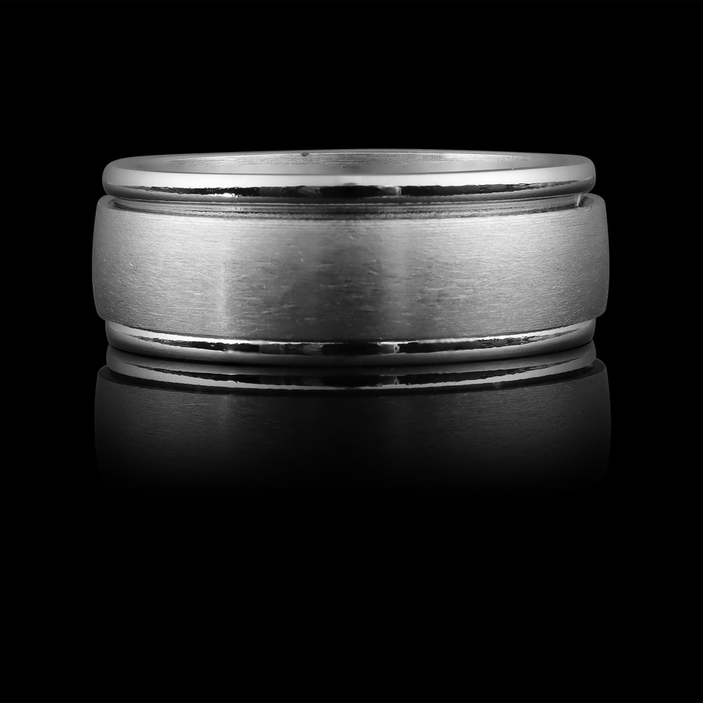 Polished Stainless Steel Spinner Ring