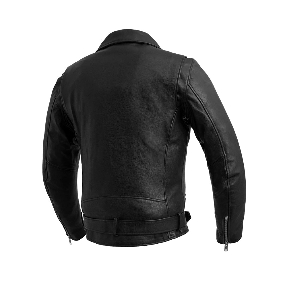 Fillmore Men's Motorcycle Leather Jacket Men's Leather Jacket First Manufacturing Company   