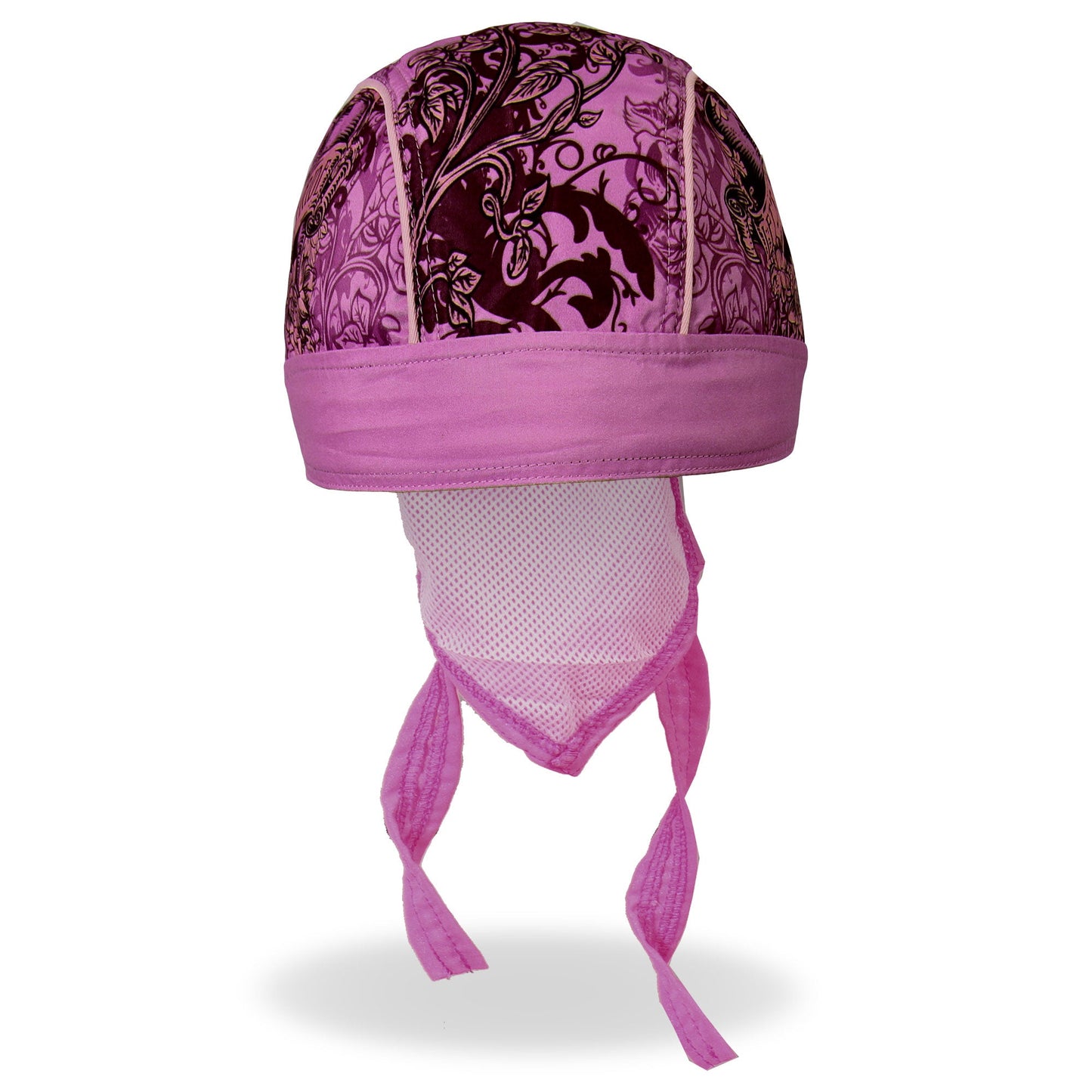 Hot Leathers Heart Let's Ride Purple Lightweight Headwrap HWH1060