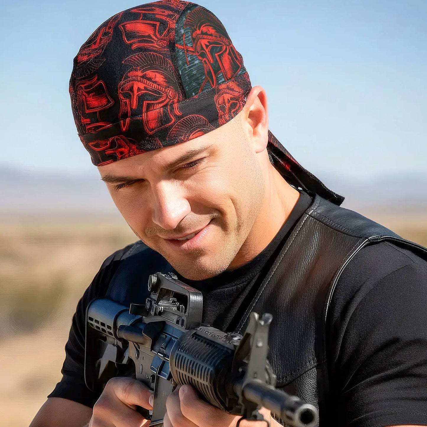 Hot Leathers Roman Soldier Lightweight Headwrap HWH1126