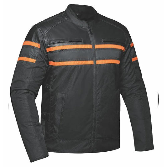 Heritage - Mens Orange Textile Jacket