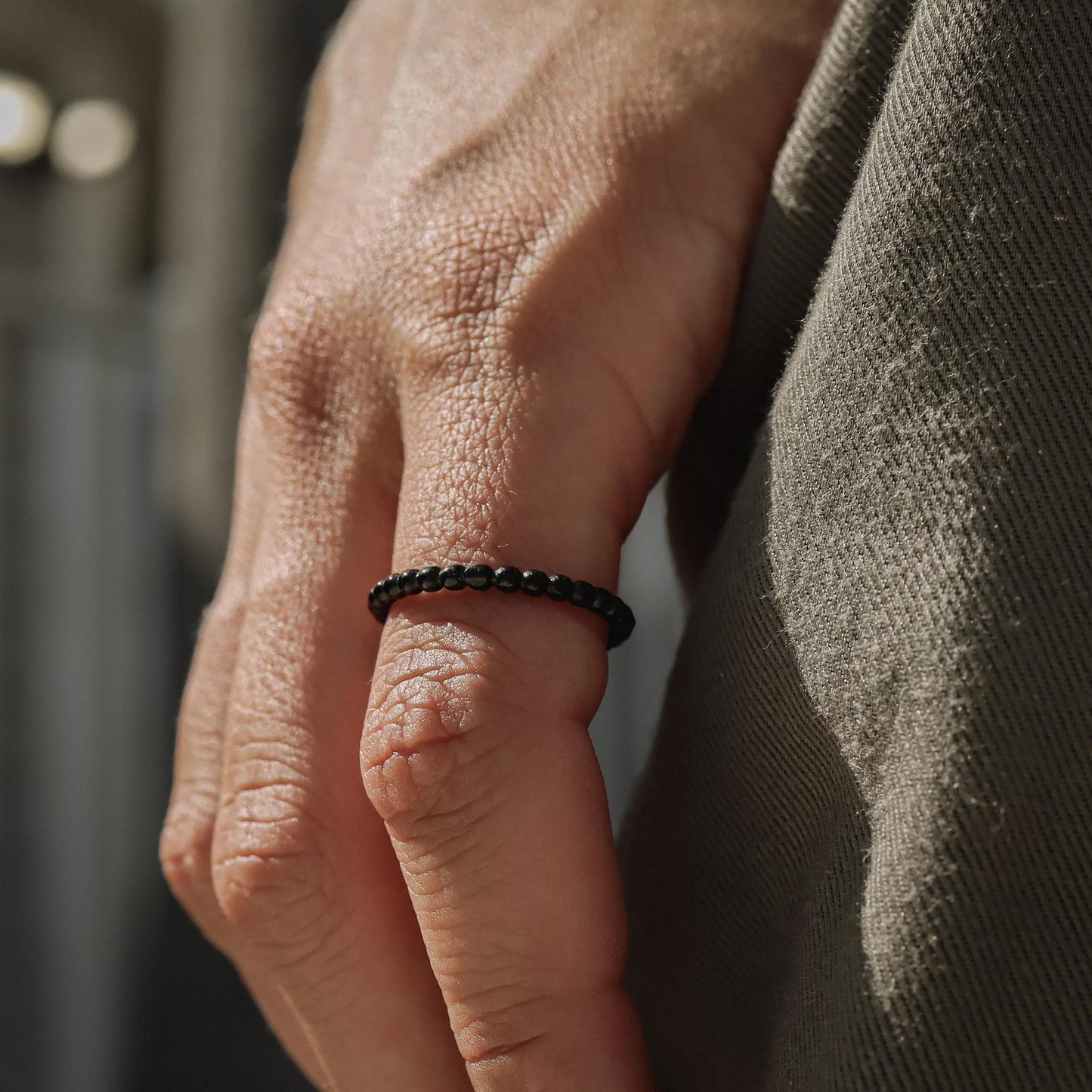 Women's Beaded Stacking Ring