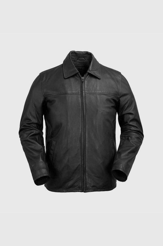 Indiana Men's Leather Jacket Black (POS) Men's Leather Jacket Whet Blu NYC S Black 