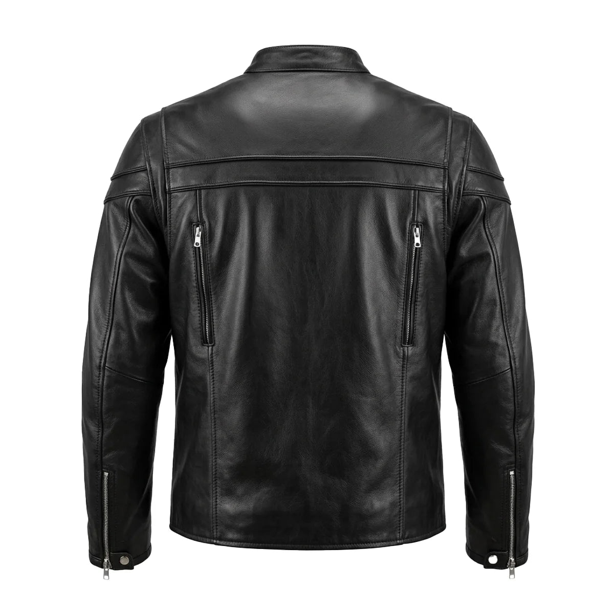 Goose - Premium Men's Leather Motorcycle Jacket