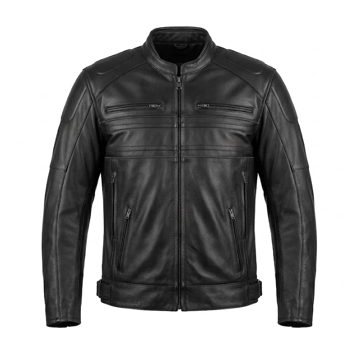 Grizzly - Men's Ultra Leather Motorcycle Jacket