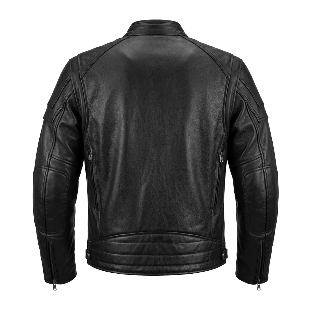 Ace - Ultra Men's Black Leather Motorcycle Jacket – Extreme Biker