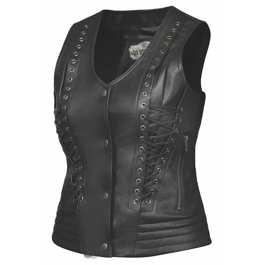 Lacy - Ladies Premium Leather Vest
