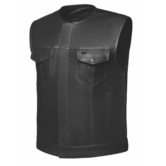 Lowcut - Mens Short Leather Club Vest