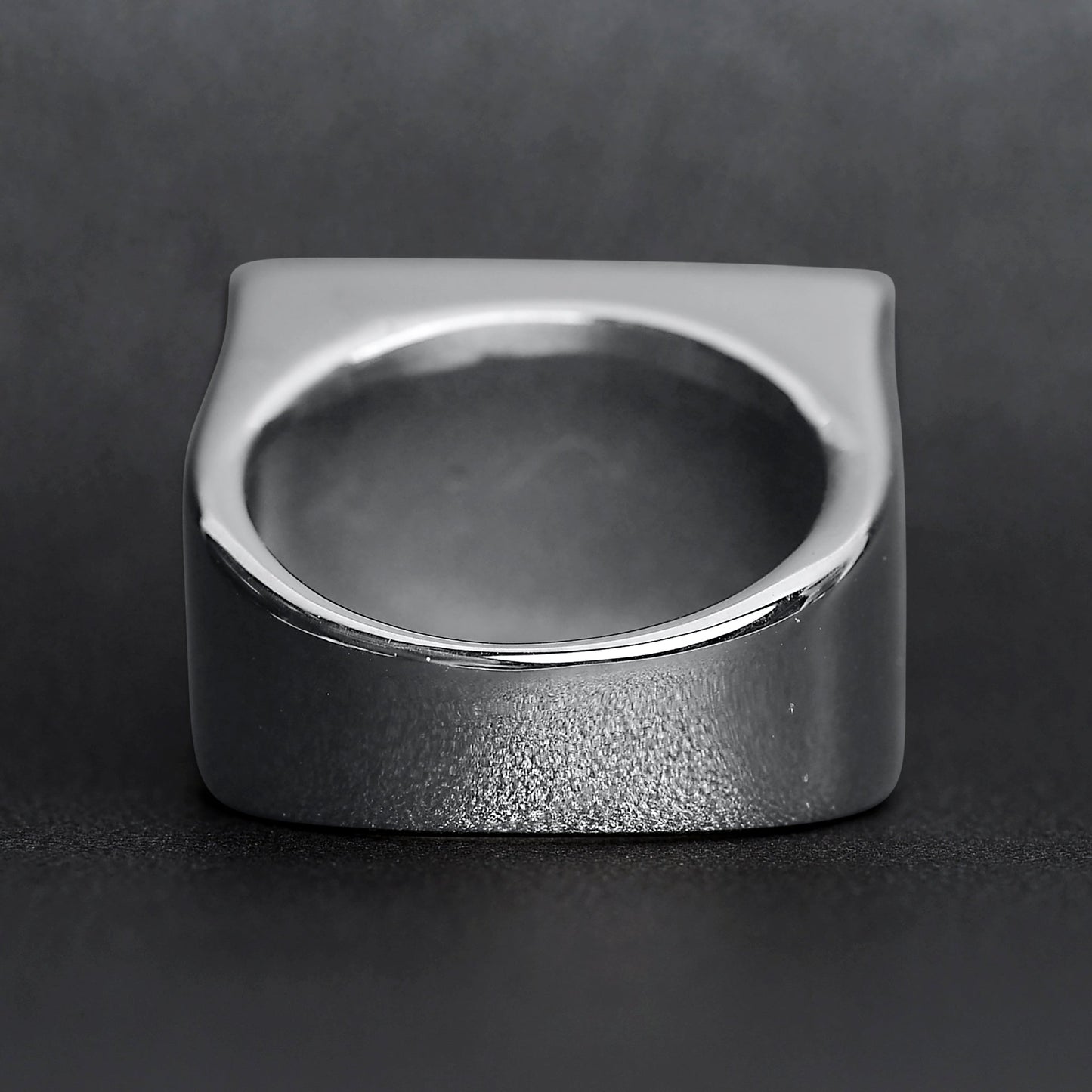 Stainless Steel United States "US" Insignia Signet Ring