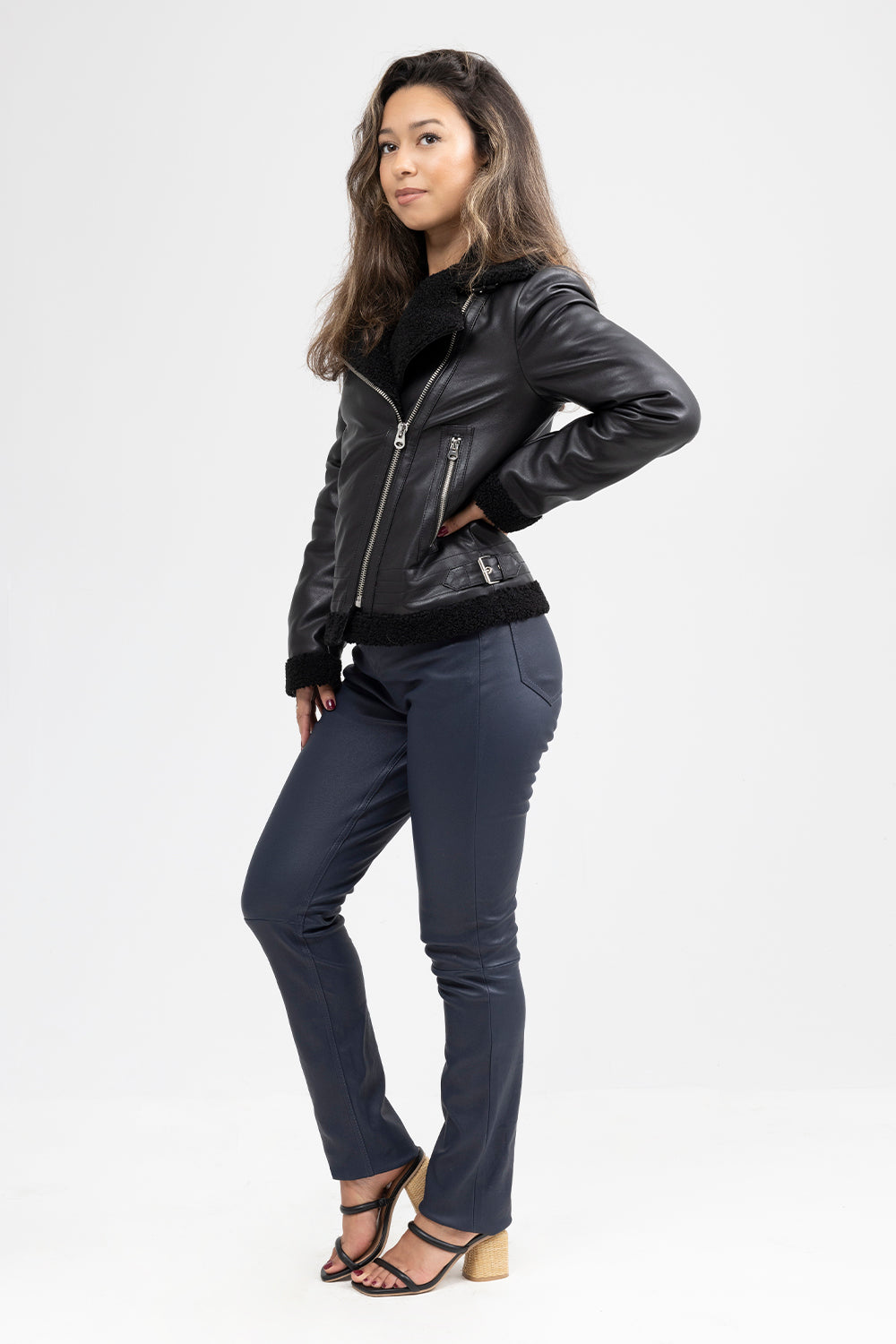 Chelsea - Women's Leather Jacket Women's Leather Jacket Whet Blu NYC   