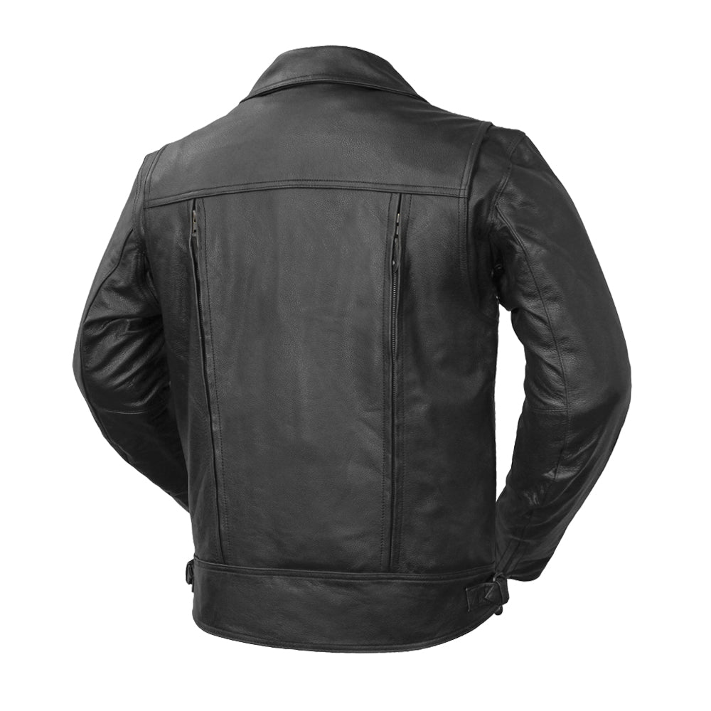 Mastermind Men's Motorcycle Leather Jacket Men's Leather Jacket First Manufacturing Company   