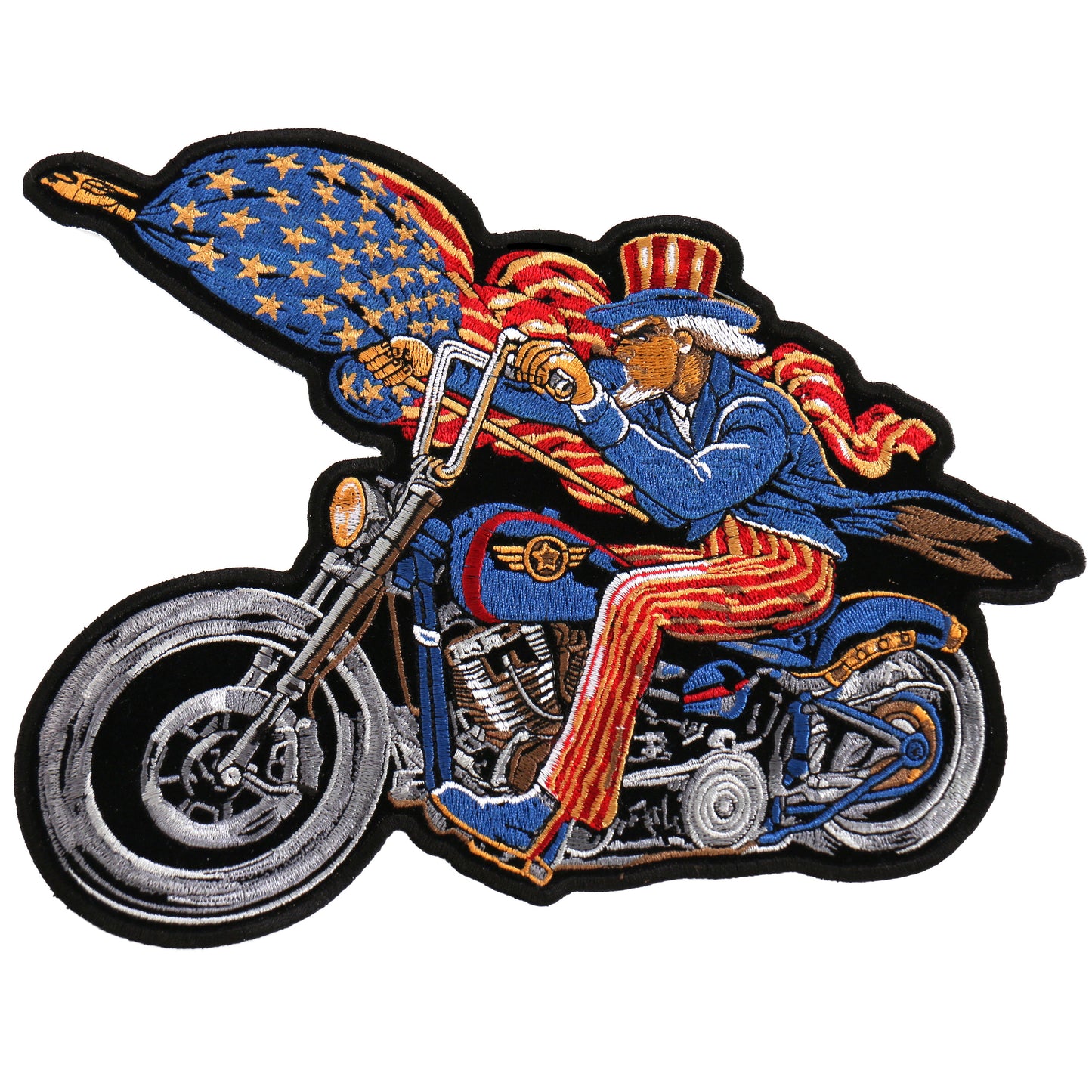 Hot Leathers 5" Uncle Sam Patch
