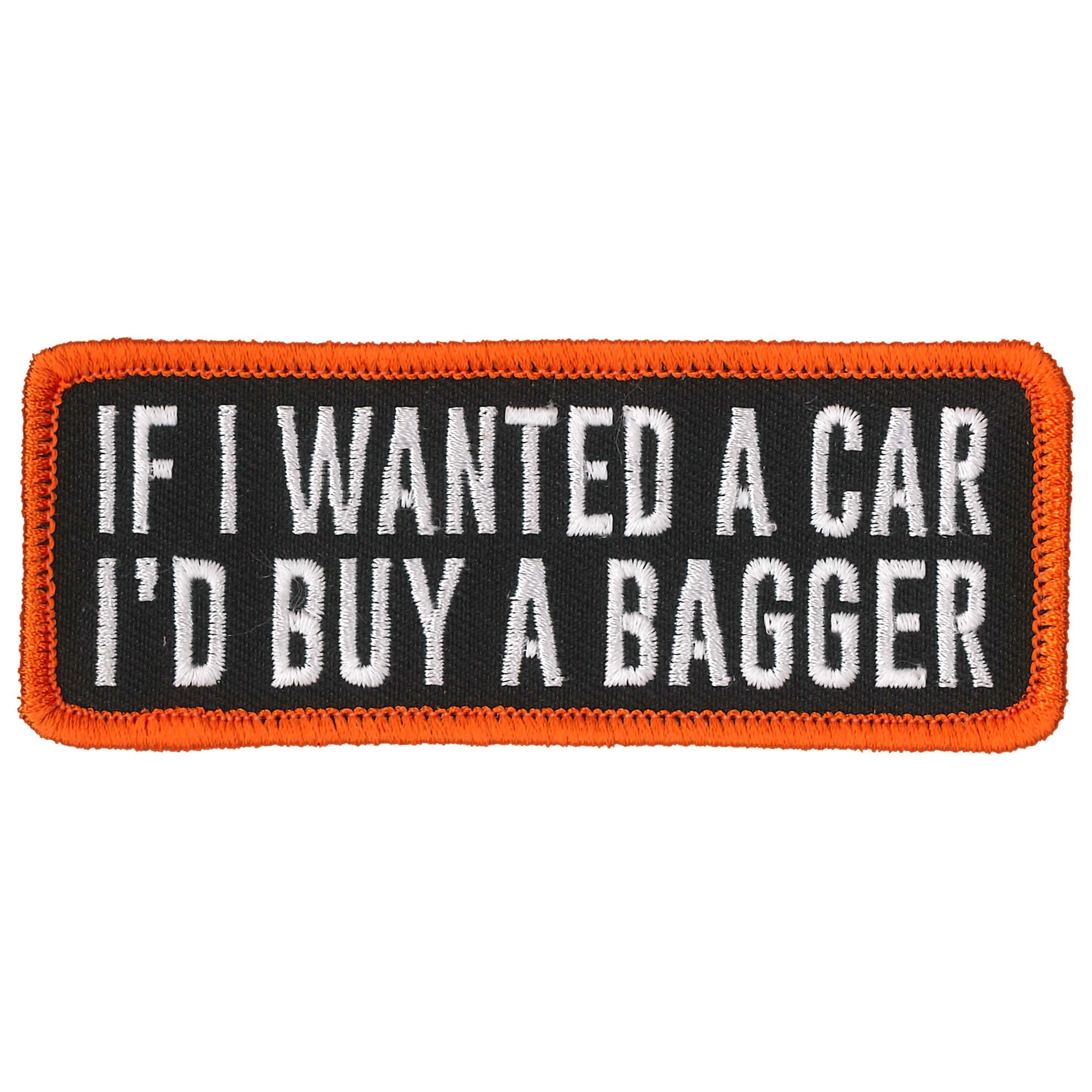 Bagger Racing Patch PATCH CAR BAGGER – Extreme Biker Leather