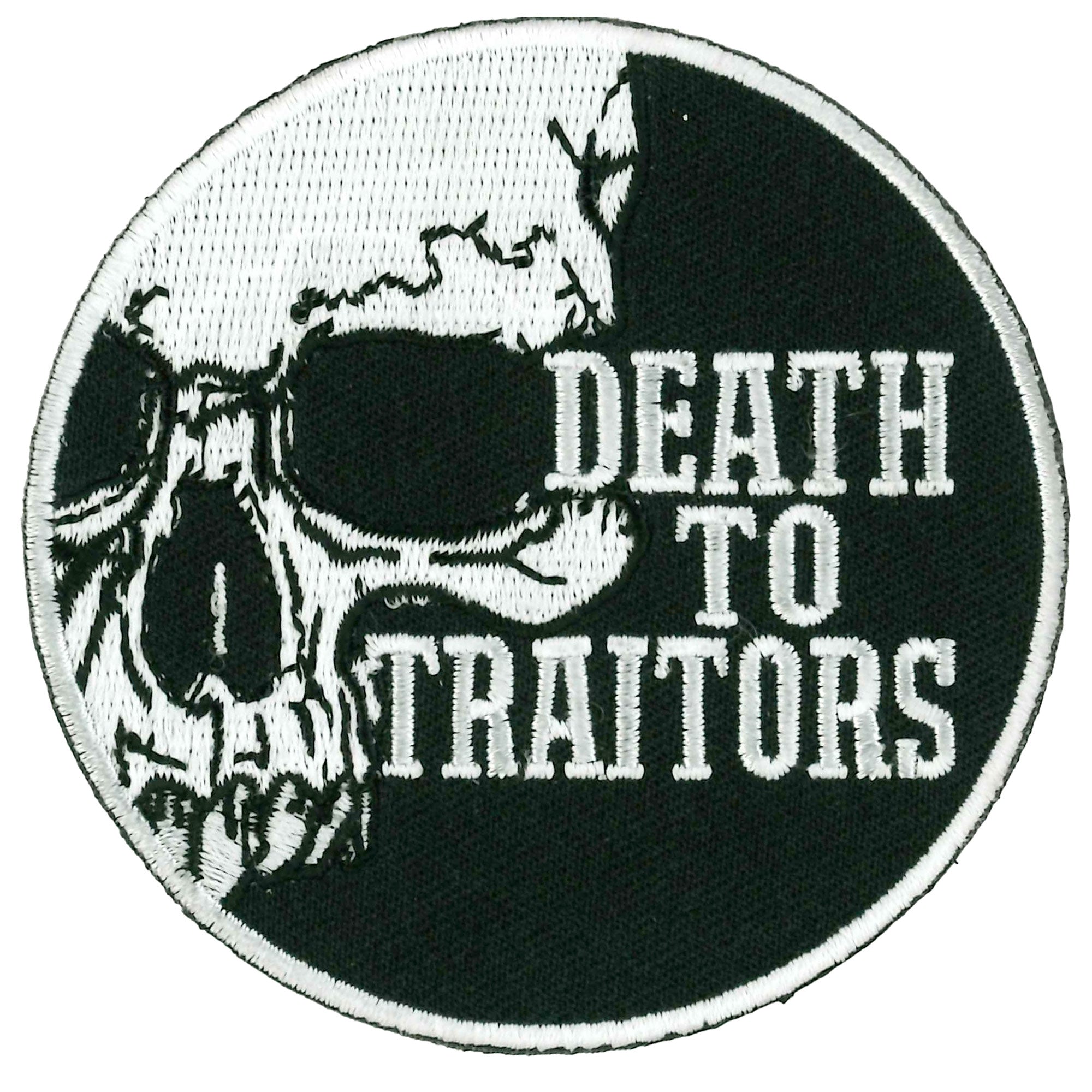 Hot Leathers Death To Traitors Patch – Extreme Biker Leather