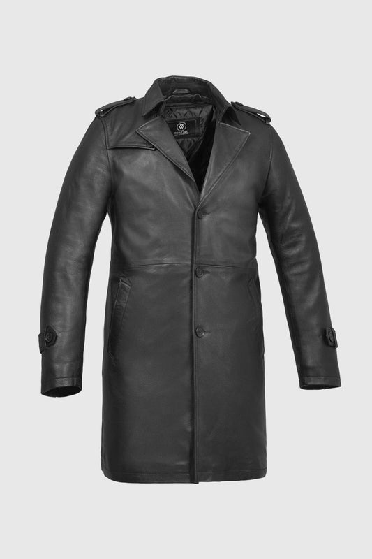 Parker Men's Fashion Leather Jacket (POS) Men's Leather Jacket Whet Blu NYC S  