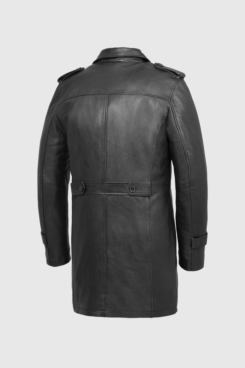 Mens Winter Trench Coat Long Jacket Lapel Neck Outwear Single Breasted  Overco | eBay