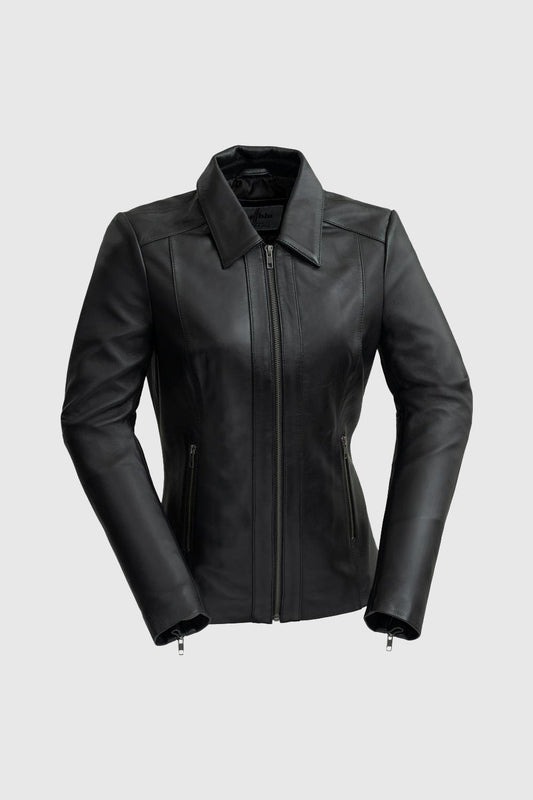 Patricia Women's Fashion Leather Jacket (POS) Women's Leather Jacket Whet Blu NYC   