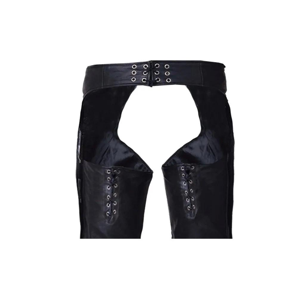 Phoenix - Ladies Premium Leather Chaps with Lacing