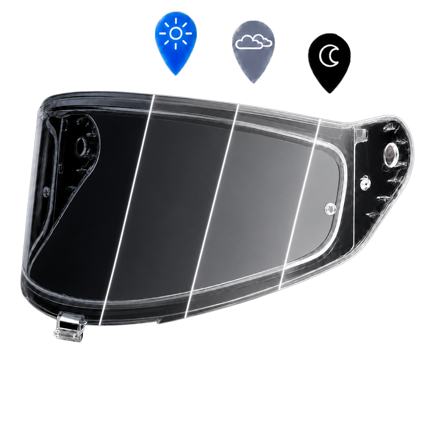 Rogue Shield Outer- Photochromic Smoke
